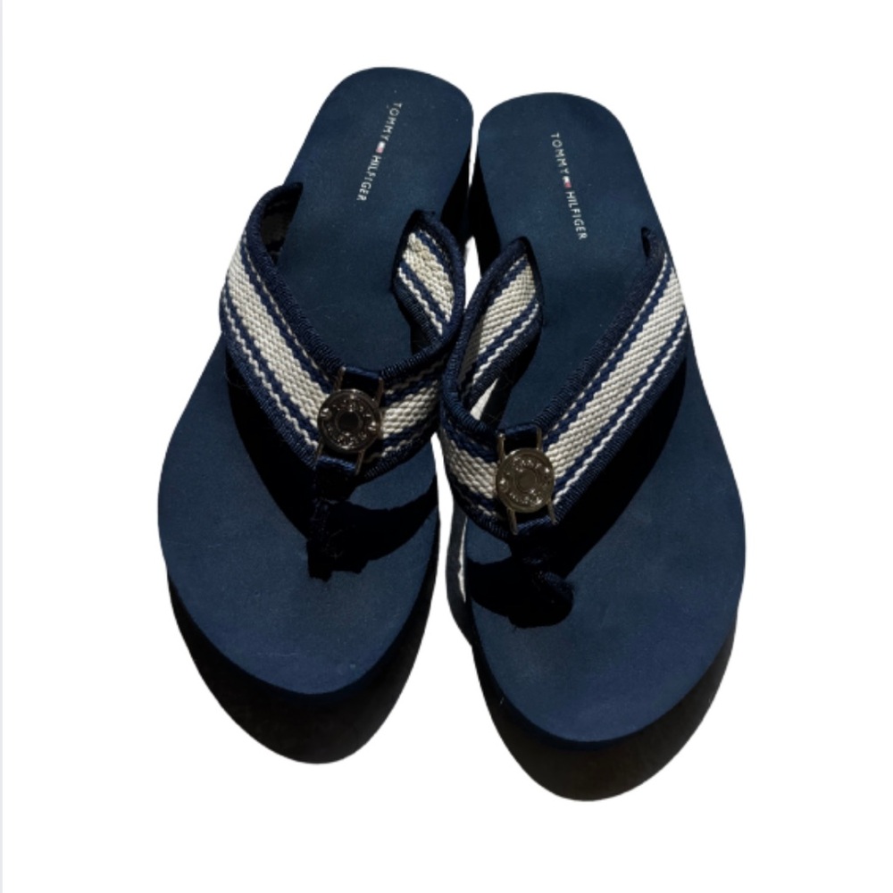 Tommy Hilfiger Dark Flip Flops